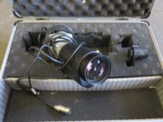 1 x Panasonic WV-BP332 Video Camera with Computar TV Zoom Lense in Carry Case - CL185 - Ref: DRT0706