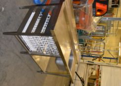 1 x Large Commercial Stainless Steel Wash Station / Single Sink Unit - Large Draining Board,