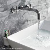 1 x Alexa Wall Mounted Bath Mixer Alwmbath - TAP06 - Unused Stock - Ref: DSY145 - CL190 -