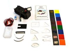 1 x Eisco Ray Light Box Mirrored With Access - 27 Piece Light and Optical Kit - Ideal For