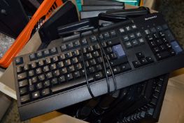 22 x Various Wired Computer Keyboards - Brands Include Lenovo and Microsoft - CL400 - Ref JP731 -