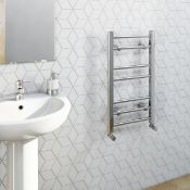 1 x Eco Heated Towel Rail Radiator (TW29) - Unused Sealed Stock - Size: 700 x 400mm - CL190 - Ref