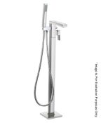 1 x Aqualla Encore Freestanding Bath Shower Mixer - EN-FB - Ref: MSC056 - CL190 - Unused Boxed Stock