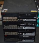 4 x IBM ThinkCentre Small Form Factor Desktop Computers - Features Intel Dual Core Processors, 2gb