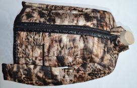 1 x Steilmann Kirsten Size 12 Womens Animal Print Quilted Coat / Jacket - CL210 - Ref SC1060 -