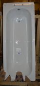 1 x Smavit 1700mm Steel Bath Tab and Anti Slip Base - Unused Stock - CL190 - Ref BOLT010 - Location: