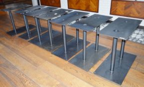 7 x Restaurant Dining Table Bases - High Quality Substantial Table Base Without Table Tops -