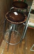 2 x Bar Stools - H79cm - CL350 - Location: Cardiff CF10