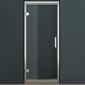 1 x Tavistock Oyxgen8 8mm 760mm Hinged Door Shower Enclosure - Includes SE1H76 Hinged Door and SE1SP