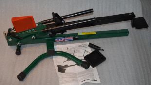 1 x Sealey LS450H Foot Operated Horizontal Log Splitter - Unused - Needs Minor Attention - CL010 - L