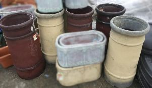 7 x Assorted Chimney Planters - New / Unused Stock - CL185 - Ref: AISLE4/49 - Location: Stoke ST3
