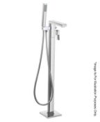 1 x Aqualla Encore Freestanding Bath Shower Mixer - EN-FB - Ref: MSC056 - CL190 - Unused Boxed Stock