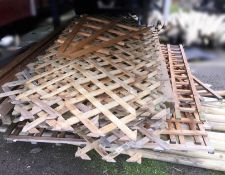 Job Lot Of Garden Trellis - Dimensions: Approx 180cm High - New / Unused Stock - Supplied As Shown -