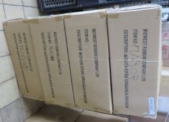 4 x Boxes of Woven Edge Organza Ribbon for Presents - New/Sealed - CL185 - Ref: DSY0261 - Location:
