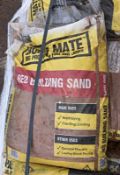 1 x Pallet Of Build Mate Branded Red Building Sand By Kelkay - New / Unused Stock - CL185 - Ref: AIS