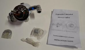 1 x Minimalist Exposed Shower Valve - EVM1001 - Unused Stock - Ref: DSY153 - CL190 - Location: Altri