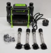 1 x Salamander Xtra CT50 Twin Shower Pump - 1.5bar - Size: 165x120x195cm - Ref: MTN002 - CL190 - Unu