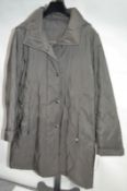 1 x Steilmann Kirsten Womens Hooded Grey Size 16 Coat - CL210 - Ref SC2058 - Location: Altrincham WA