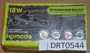 1 x Komodo T8 Fluorescent Ballast - Electric Controller to Power T8 Fluorescent Tube Fittings - Suit