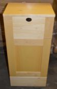 1 x Vogue Bathrooms KUDOS Bathroom Storage Cabinet - 400mm Width - Maple Shaker Style - CL034 -
