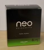 216 x Neo E-Cigarettes Cool Mint Disposable Electronic Cigarettes - New & Sealed Stock - CL185 -