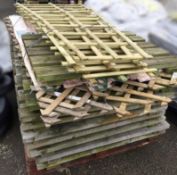 Mixed Lot Of Fence Bulldog Panels And Trellis - 28 x Pieces In Total - New / Unused Stock -