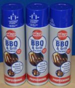 6 x Professional Fast Acting BBQ & GRILL Cleaner - Includes 6 x C10 500ml Bottles - Nilco Cleaning