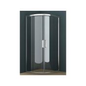 1 x Tavistock Oxygen 8 Double SLiding Door Quadrant Shower Enclosure - 900x900x1950mm - New Boxed