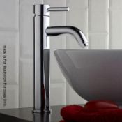 1 x Phaze High Rise Mixer  (TAP10A) - Designed To Complement Counter Top Basins - Ref: MTN006 -