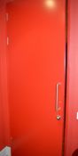 1 x Fire Resistant Internal Door - Fitted With Triple Hinges and Door Handles - H236 x W83.5 x D4.