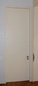 1 x Fire Resistant Internal Door - Fitted With Stylish Chrome Door Knobs, Triple Hinges and