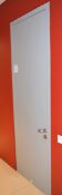 1 x Fire Resistant Internal Door - Fitted With Stylish Chrome Door Knobs, Triple Hinges and