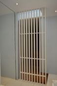 1 x Bathroom Wall Divider - Ref 54 - H262 x W107 x D10 cms - CL230 - Location: London NW8 - NO VAT