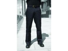 4 x Warrior Cargo Trousers - Black - Size Regular 30 - CL185 - Ref: DV/TR320/BLK/30R/P25 - New Stock