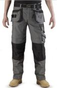 1 x Scruffs Pro Trousers- Grey - Size 38R - CL185 - Ref: SC/PRTROUS/GRY/38R/P47 - New Stock - Locati