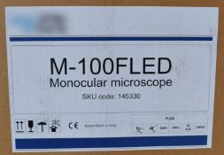 1 x PH M100-FLED Monocular Microscope LED 400x - Science/Educational - CL185 - Ref: DSY0304 - Locati
