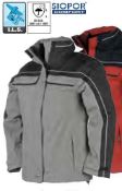 4 x Sioen Makai Waterproof Ladies Jacket - Grey/Black - Size 3XL - CL185 - Ref: SI/452Z/GB/3XL/P34 -