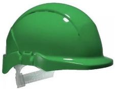 1 x Centurion Concept Safety Helmet - Reduced Peak - Vented - Green - CL185 - Ref: CEN/S08F/GRN/P27