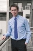 5 x Easy-Care Classic Short Sleeve Work Shirts - Colour: Navy - 20