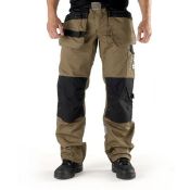 3 x Scruffs Trade Trousers - Brown - Size 30R - CL185 - Ref: SC/TRTROUS/BRN/30R/P47 - New Stock - Lo