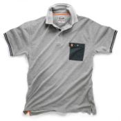 1 x Scruffs Worker Polo - Grey - Large - CL185 - Ref: SC/WPOLO/GRY/L/P47 - New Stock - Location: