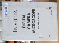 1 x Invicta Digital Camera Microscope - Science/Educational - CL185 - Ref: DSY0297 - Location: Stoke