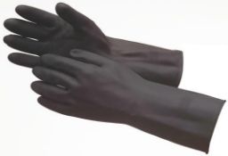 10 x Packs of Marigold G17K Heavyweight Black Gloves - 12 Per Pack - Size Medium - CL185 - Ref: MAR/