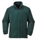 13 x Portwest Argyll Fleece - Bottle Green - Size 2XL - CL185 - Ref: PW/F400/BGRN/XXL/P35 - New Stoc