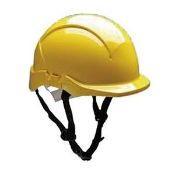 10 x Centurion Concept Roofer Safety Helmet - Reduced Peak - Yellow - CL185 - Ref: CEN/S08RWJ/YEL/P1
