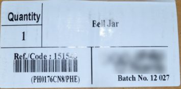 1 x Bell Jar and Bell for Bell in a Bell Jar Experiment - Approx 33cm Tall - Science/Educational - C