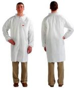 50 x 3M 4400 Visitors Coat - White - Size XL - CL185 - Ref: DA/CLV/WHT/XL/P29 - New Stock - Location
