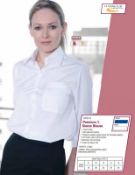 2 x Ladies Premium Harbour Lights 3/4 Sleeve Blouse - - White - Size Size 10 - CL185 - Ref: DV/