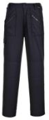 1 x Portwest Ladies Action Trousers - Black - Size M - CL185 - Ref: PW/S687/BLK/M/P34 - New Stock -