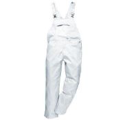 1 x Portwest Burnley Bib & Brace - White - Size Regular Medium - CL185 - Ref: PW/C875/WHT/R/MED/P2 -
